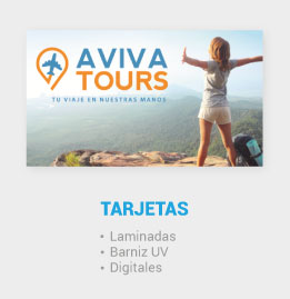 tarjetas de presentación